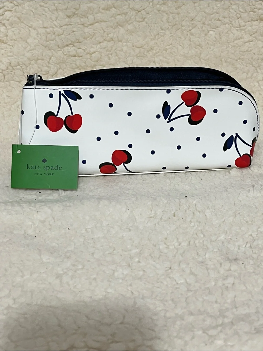 Kate Spade Vintage Cherry Dot Pencil Case